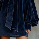 Tavessa Sofia — Vestido Mini Terciopelo