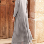Fato de Duas Peças para Mulher em Chiffon Largo e Solto