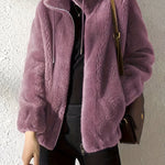 Amara | Chaqueta de borreguito suave y cálida