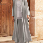 Fato de Duas Peças para Mulher em Chiffon Largo e Solto