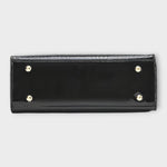 Gianna Boutique - Borsa a Mano con Motivo Coccodrillo Lucido