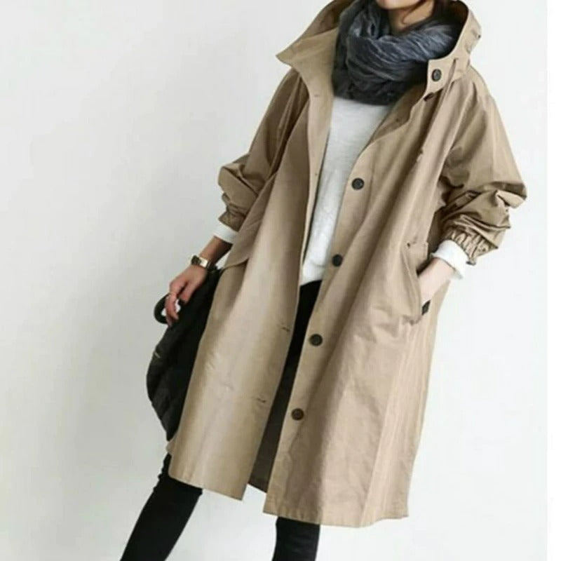 Tavessa Gabriela – Trench-coat Clássico e Impermeável