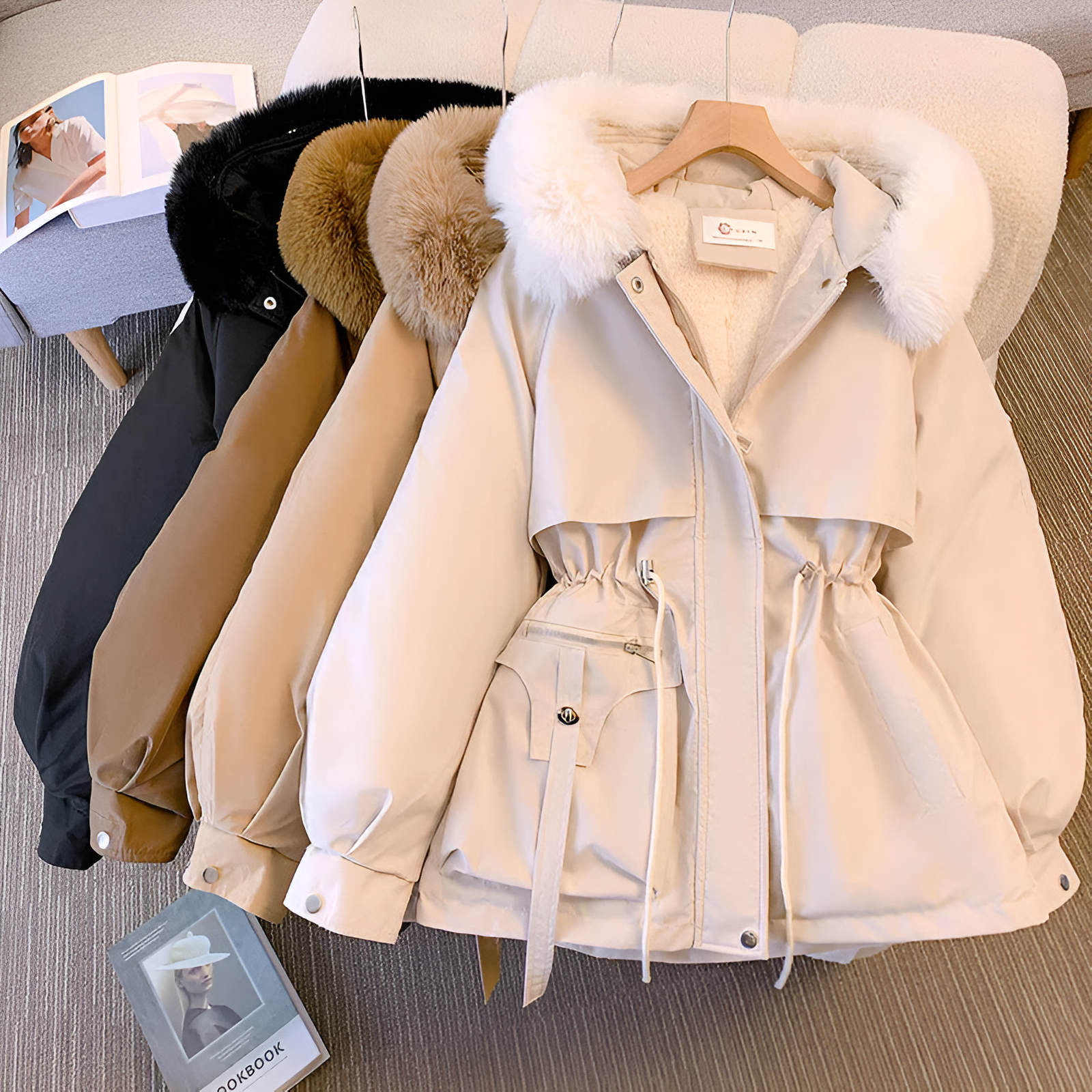 Tavessa Inés – Elegante Abrigo de Inverno