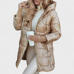 Nolwen - Cappotto invernale elegante con cappuccio