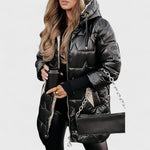 Nolwen - Cappotto invernale elegante con cappuccio