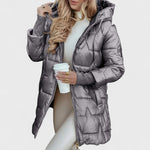 Nolwen - Cappotto invernale elegante con cappuccio