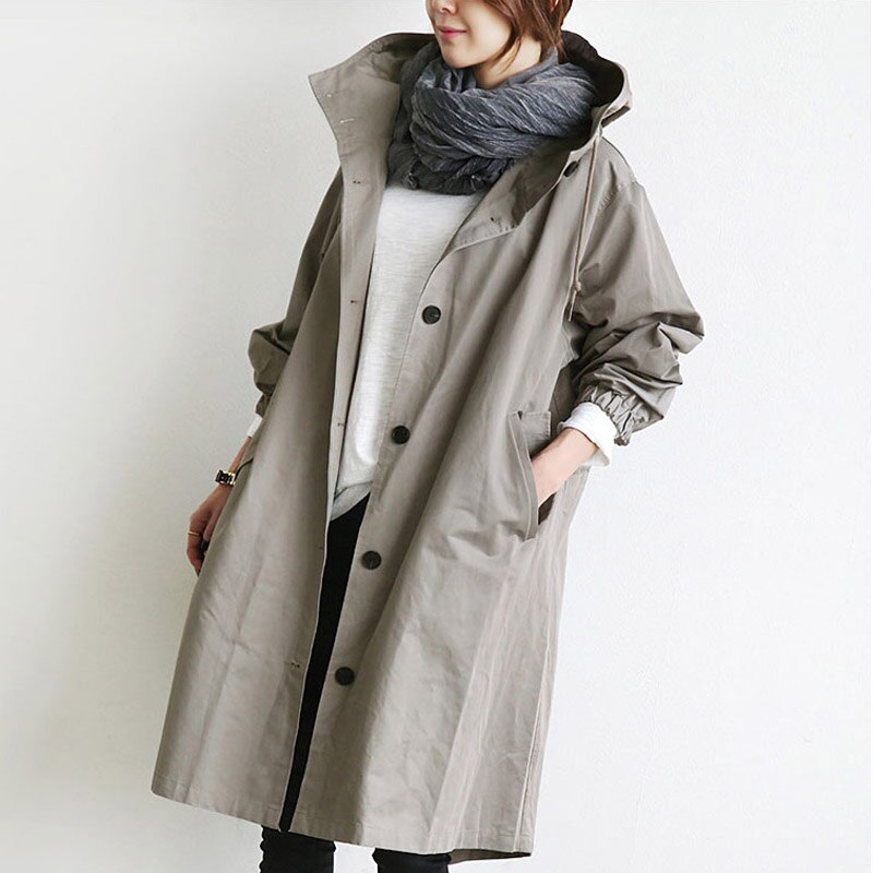 Tavessa Gabriela – Trench-coat Clássico e Impermeável