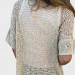 Varrea - Maglia a tinta unita da donna con un bottone